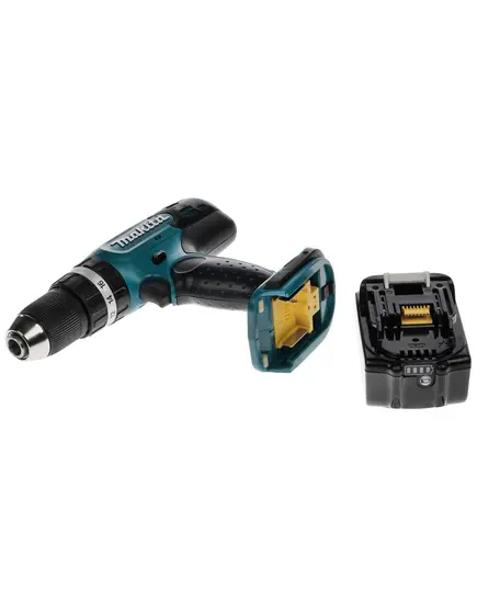 Аккумуляторный шуруповерт ударный MAKITA DHP453RFE, 18В, 2х3.0 Ач Li-ion, 13 мм, 0-400/0-1300 об/мин, 42/27 Нм, кейс, изображение 9