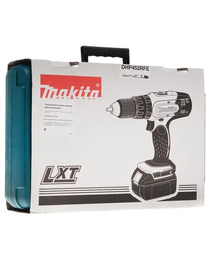 Аккумуляторный шуруповерт ударный MAKITA DHP453RFE, 18В, 2х3.0 Ач Li-ion, 13 мм, 0-400/0-1300 об/мин, 42/27 Нм, кейс, изображение 12