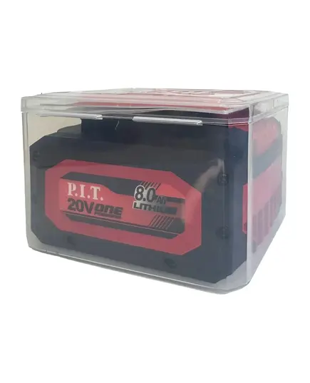 Аккумулятор P.I.T. PH20-8.0, OnePower (20В/40В, 4Ач/8Ач, Li-Ion, индикация заряда, плата), изображение 2