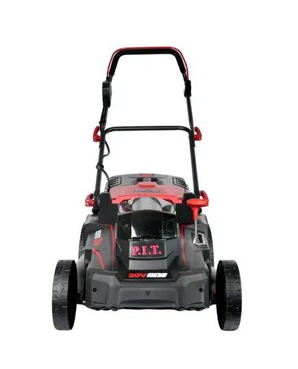 Аккумуляторная газонокосилка P.I.T. PLM20H-430A, 40 В (20+20), бесщёточная,  43 см, 25-75 мм, 50 л, 2х5 Ач, ЗУ, изображение 3