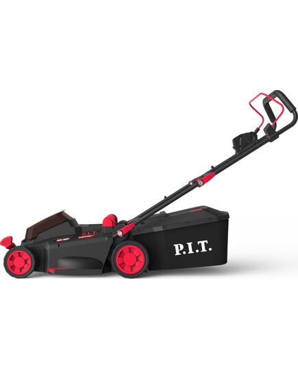 Аккумуляторная газонокосилка P.I.T. PLM20H-330B/1, бесщёточная (20 В, 33 см, выс. 25-75 мм, 30 л, 1 акб 4Ач, ЗУ), изображение 2