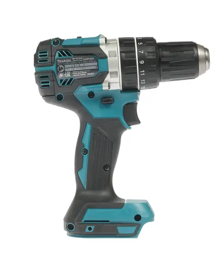 Аккумуляторный шуруповерт ударный MAKITA DHP484Z, LXT BL 18В, 13 мм, 54/30 Нм, без АКБ и ЗУ, изображение 2