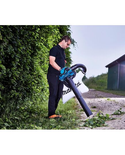 Воздуходувное устройсто аккум. MAKITA DUB363ZV, LXT BL 2х18В, 13,4 м³/мин, 65 м/с, мешок для мусора 50 л, XPT, без АКБ и ЗУ, изображение 8