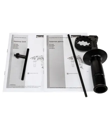 Дрель ударная MAKITA HP 1640 K, 680 Вт, 0-2800 об/мин, ЗВП-13мм, 1.8 кг, кейс пласт., изображение 6