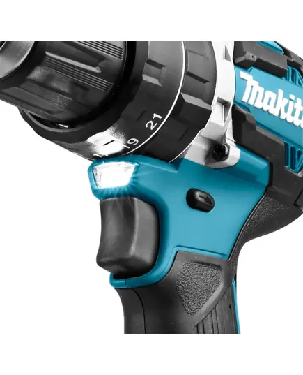 Аккумуляторный шуруповерт ударный MAKITA DHP484Z, LXT BL 18В, 13 мм, 54/30 Нм, без АКБ и ЗУ, изображение 9