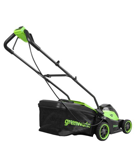 Аккумуляторная газонокосилка GREENWORKS GD40LM361, 40V, 36 см, бесщеточная, c 1хАКБ 4Ач и ЗУ, изображение 4