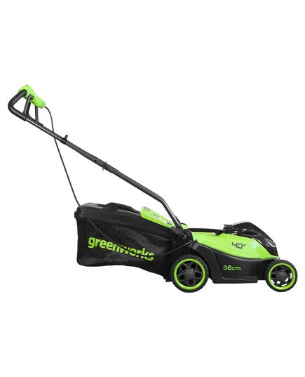 Аккумуляторная газонокосилка GREENWORKS GD40LM361, 40V, 36 см, бесщеточная, c 1хАКБ 4Ач и ЗУ, изображение 5
