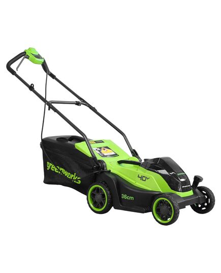 Аккумуляторная газонокосилка GREENWORKS GD40LM361, 40V, 36 см, бесщеточная, c 1хАКБ 4Ач и ЗУ, изображение 6
