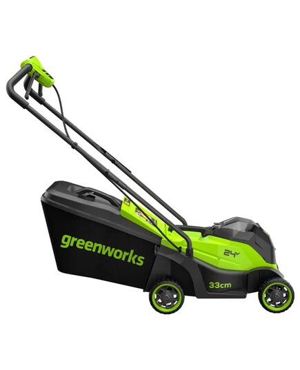 Аккумуляторная газонокосилка GREENWORKS GD24LM331, 24В VT, б/щ, 33 см, 1х2Ач, ЗУ, изображение 3