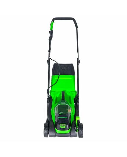 Аккумуляторная газонокосилка GREENWORKS GD24LM33K2, 33 см, 1х2 Ач, ЗУ, изображение 4