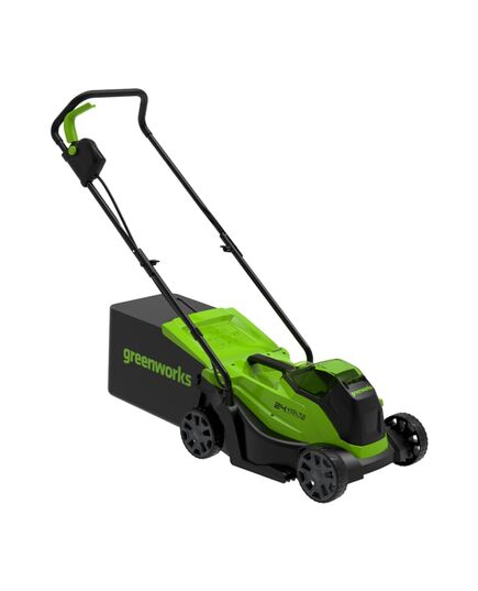 Аккумуляторная газонокосилка GREENWORKS GD24LM33K2, 33 см, 1х2 Ач, ЗУ, изображение 2