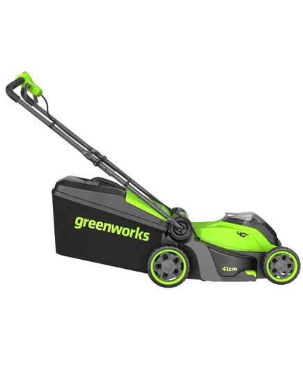 Аккумуляторная газонокосилка GREENWORKS GD40LM411, 40V, бесщеточная, 41 см, 1х5 Ач, ЗУ, изображение 3