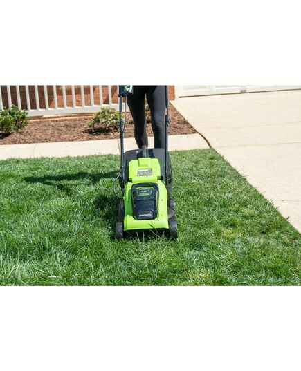 Акк. газонокосилка GREENWORKS G24x2LM41, 2*24V, 41 см, с 2хАКБ 4Ач и ЗУ (2512607UD), изображение 3