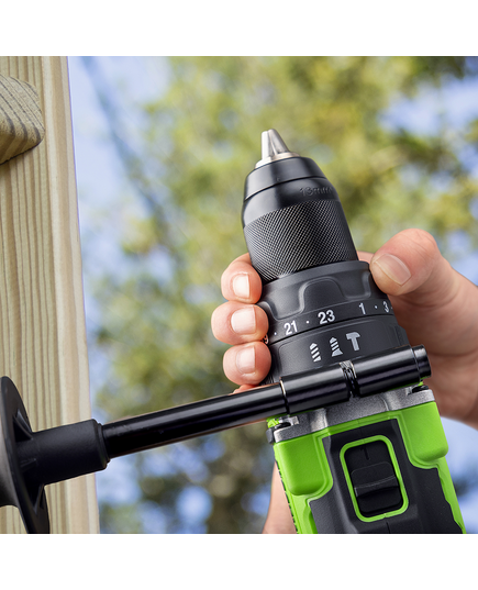 Акк. дрель-шуруповёрт GREENWORKS GD24DD140, 24 В, ударная , б/щет, 0-550/0-2100 об/мин, 70/140 Нм, Anti-kickback, 5 Ач, ЗУ, изображение 9