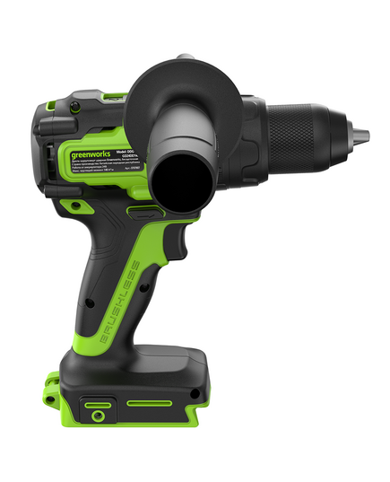Акк. дрель-шуруповёрт GREENWORKS GD24DD140, 24 В, ударная , б/щет, 0-550/0-2100 об/мин, 70/140 Нм, Anti-kickback, 5 Ач, ЗУ, изображение 3