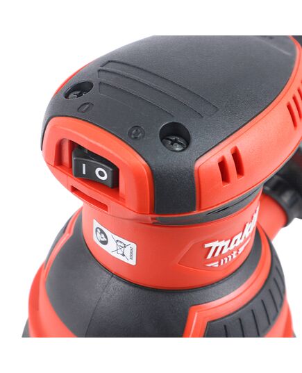 Эксцентрик. шлиф. машина MAKITA M9204, 240 Вт, 125 мм, 12000 об/мин, ампл 2.8 мм, изображение 6