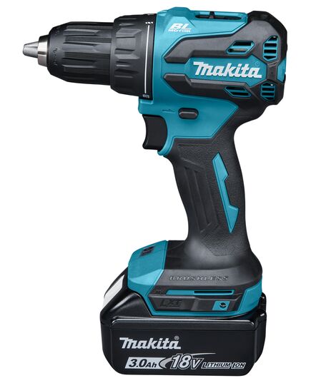 Аккумуляторный шуруповерт MAKITA DDF490SF1J, LXT 18В BL, XPT, 13 мм, 50/27 Нм, 1х3,0 Ач, АКБ, ЗУ, кейс Makpac2, изображение 2