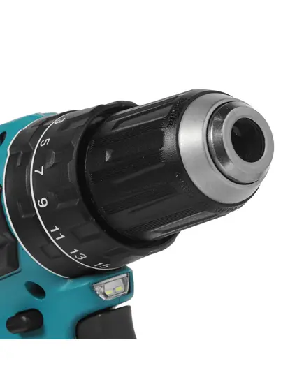 Акк. шуруповерт ударный MAKITA DHP485SYE, LXT BL 18В, 13 мм, 50/27 Нм, 2x1.5 Ач, з/у, изображение 7