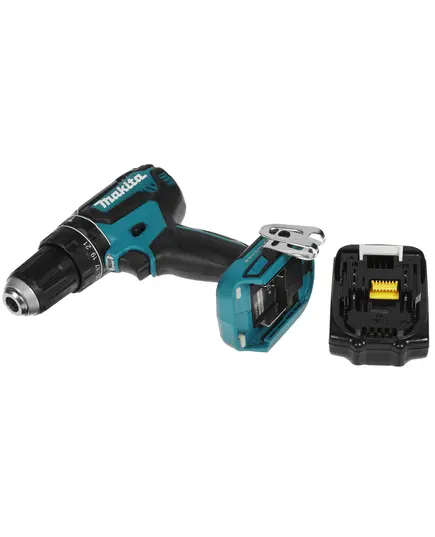 Акк. шуруповерт ударный MAKITA DHP485SYE, LXT BL 18В, 13 мм, 50/27 Нм, 2x1.5 Ач, з/у, изображение 5