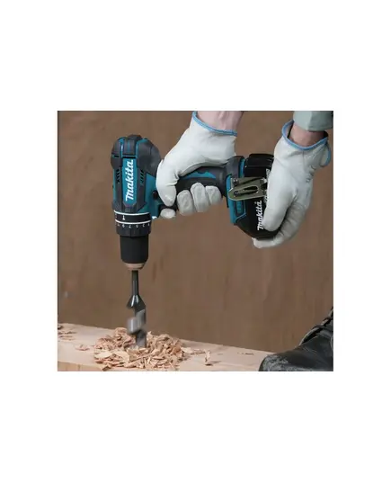 Акк. шуруповерт ударный MAKITA DHP482Z, 18 В, БЗП 13 мм, 0-600\1900 об\м, 62\36 Нм, 1.8 кг, кор, XPT, без АКБ и З/У, изображение 8