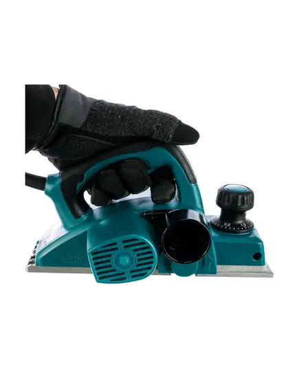 Рубанок MAKITA KP0800, 620 Вт, 82 мм, 17000 об/мин, глуб. 2.5 мм, 2.6 кг, изображение 12
