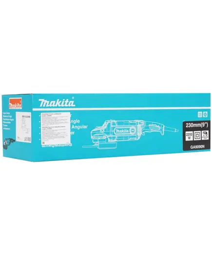 Угловая шлиф.машина MAKITA GA9090N, 230 мм,  2200 Вт, 6600 об/мин, шнур питания 2 м, изображение 9