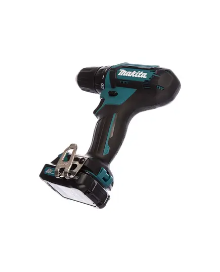 Акк. шуруповерт MAKITA DF333DWYE, 12 В, 2*1.5 Ач, 20 полож., 30 Нм, 0-450/0-1700 об/мин, БЗП 10 мм, 1.1 кг, изображение 5