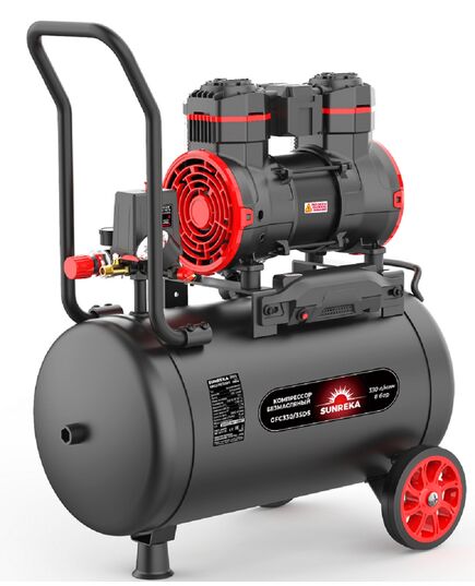 Компрессор SUNREKA GFC330/35DS, поршневой, безмасляный, изображение 2