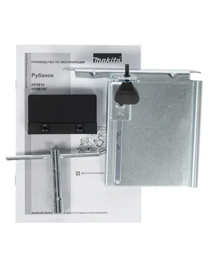 Рубанок MAKITA KP0810, 850 Вт, 16000 об\мин, 82 мм, 0-4 мм, 3.2 кг, изображение 11