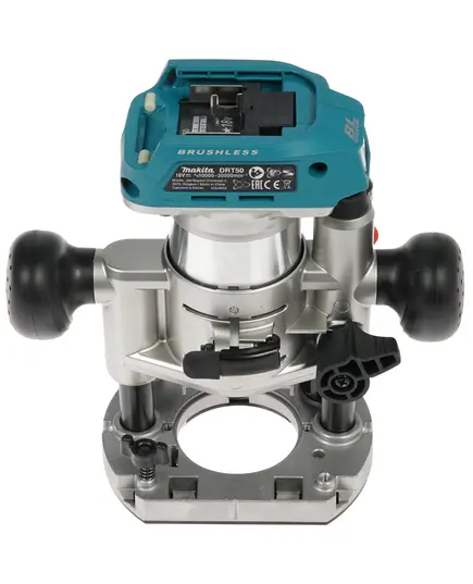Акк. фрезер MAKITA DRT50ZJX2 кромочный, 18В Li-ion, 10000-30000 об/мин, 40 мм, 2.1 кг, без АКБ и ЗУ, изображение 6