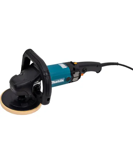 Полировальная машина MAKITA 9237CB, 1.2 кВт, 180 мм, 0-3200 об/мин, 3.4 кг, плавный пуск, изображение 2