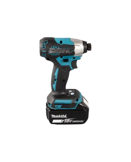 Акк. винтоверт ударный MAKITA DTD157RTJ, компактный, 140 Нм, бесщеточный двиг., изображение 7