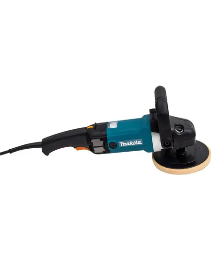 Полировальная машина MAKITA 9237CB, 1.2 кВт, 180 мм, 0-3200 об/мин, 3.4 кг, плавный пуск, изображение 4