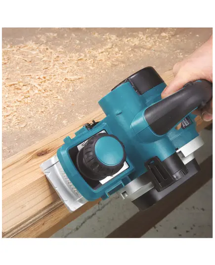 Рубанок MAKITA KP0810, 850 Вт, 16000 об\мин, 82 мм, 0-4 мм, 3.2 кг, изображение 14