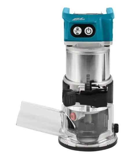 Акк. фрезер MAKITA DRT50ZJX2 кромочный, 18В Li-ion, 10000-30000 об/мин, 40 мм, 2.1 кг, без АКБ и ЗУ, изображение 8