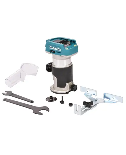 Акк. фрезер MAKITA DRT50ZJX2 кромочный, 18В Li-ion, 10000-30000 об/мин, 40 мм, 2.1 кг, без АКБ и ЗУ, изображение 14