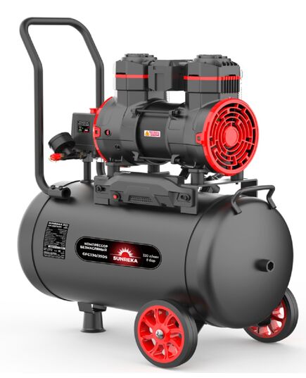 Компрессор SUNREKA GFC330/35DS, поршневой, безмасляный, изображение 3