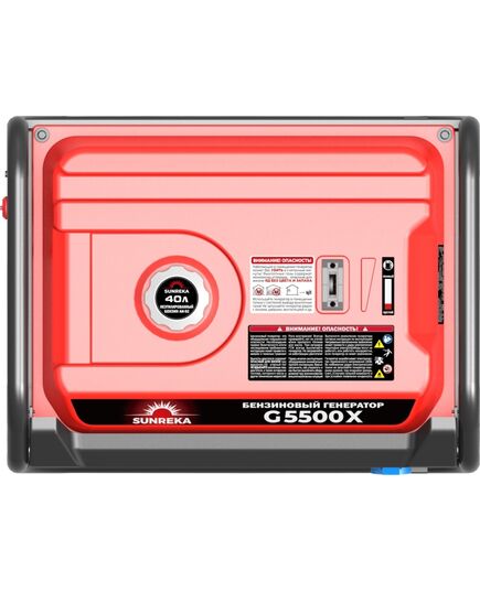 Электростанция бенз. SUNREKA G5500X, 5.5 кВт, 1-Ф, ручной стартер, изображение 6