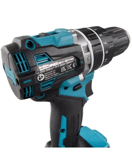 Акк. шуруповерт ударный MAKITA HP002GZ, XGT BL 40В, 13 мм, 65/30 Нм, без АКБ и ЗУ, изображение 4