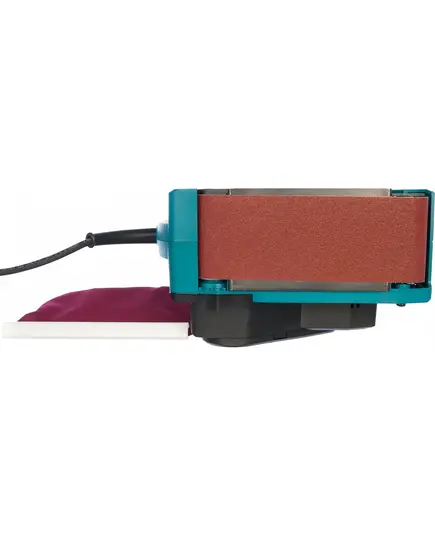 Ленточная шлиф.машина MAKITA 9910K, 650 Вт, 76х457 мм, 270 м/мин, 2.6 кг, кейс пласт., изображение 7