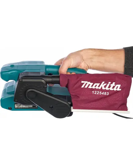Ленточная шлиф.машина MAKITA 9910K, 650 Вт, 76х457 мм, 270 м/мин, 2.6 кг, кейс пласт., изображение 11