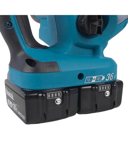 Акк. пила цепная MAKITA DUC302RF2, LXT 2х18 В, 12"/30 см, 3/8", 1.1мм, 46 зв, 20 м/с, безынструментал натяжка цепи, XPT, изображение 10