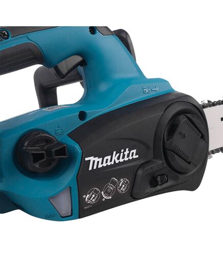 Акк. пила цепная MAKITA DUC302RF2, LXT 2х18 В, 12"/30 см, 3/8", 1.1мм, 46 зв, 20 м/с, безынструментал натяжка цепи, XPT, изображение 7