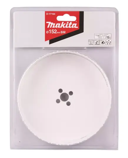 Коронка биметаллическая MAKITA BI-M 152 мм, изображение 2