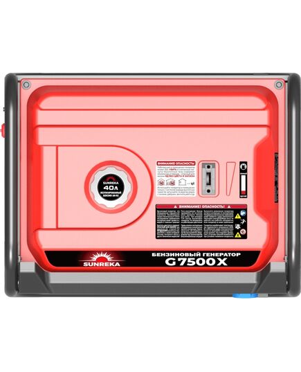 Электростанция бенз. SUNREKA G7500X, 7.5 кВт, 1-Ф,  ручной стартер, изображение 6