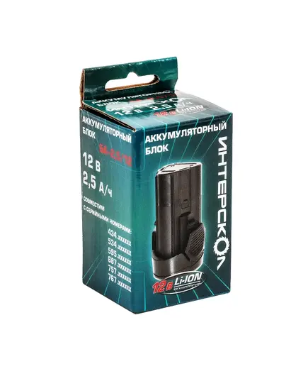 Аккумулятор ИНТЕРСКОЛ БА-2,5/12, 2.5 Ач, 12 В, Li-ion, АПИ-Т, изображение 4