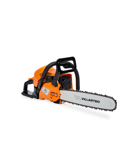 Бензопила VILLARTEC SB571 + Подарок: Топор AX1600, 2.6 кВт, 3.5 л.с, 55.4 см3, 16", 0.325", 1.5 мм, 66 зв, топл. бак 0.625 л, 5.1 кг, лёгкий запуск, изображение 4