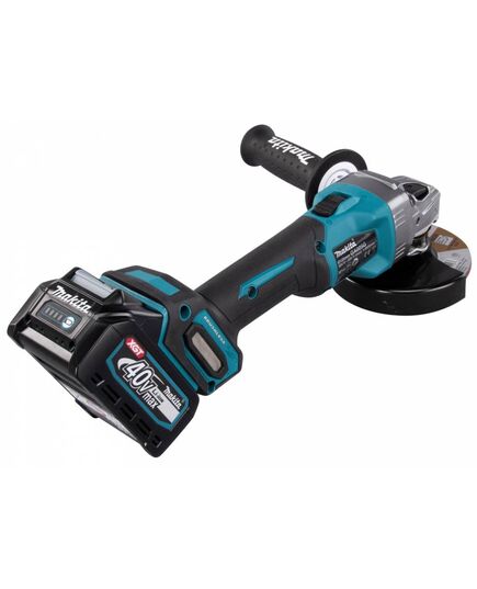 Акк. угловая шлиф. машина MAKITA GA013GU101, XGT BL 40В, 125 мм, 8500 об/м, 1x4.0 Ач BL4040F, DC40RA, Makpac4, изображение 3