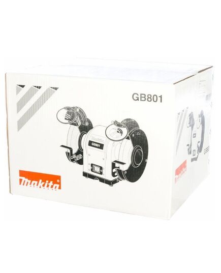 Точило MAKITA GB 801 по металлу, 550 Вт, 205x19x15.88 мм, 2850 об/мин, 20.5 кг, изображение 4