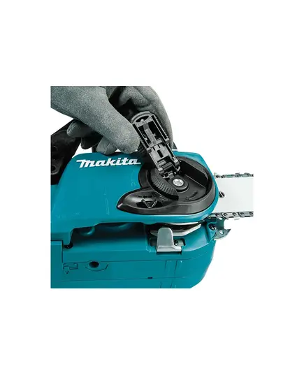 Акк. пила цепная MAKITA DUC353CT2, LXT BL 2х18В, 14"/35 см, 3/8", 1,1мм, 20м/с, XPT, 2xBL1850B, DC18SH, изображение 11